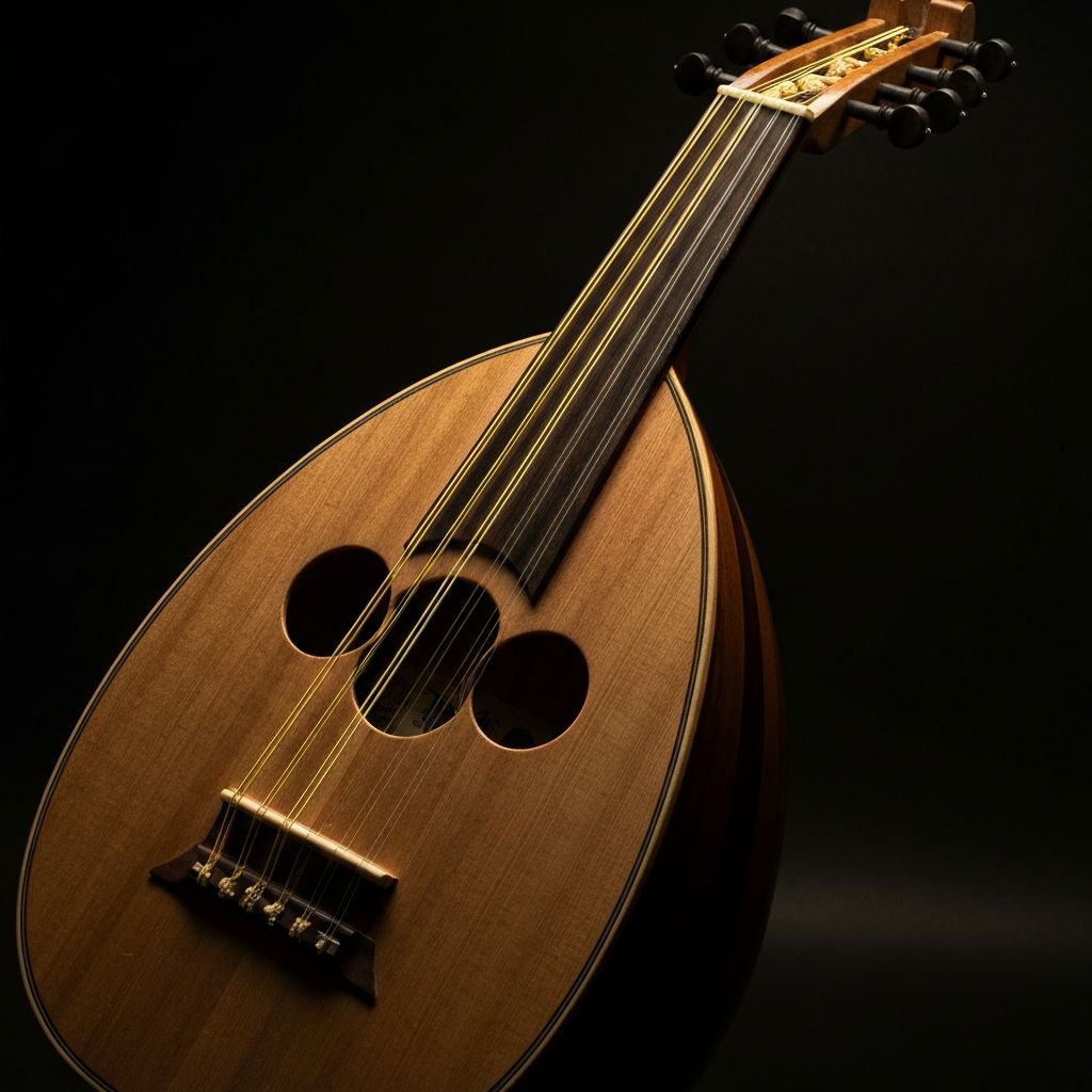 Traditional oud instrument